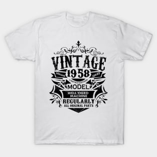 'Vintage 1958 Sixtieth' Amazing Birthday Gift T-Shirt